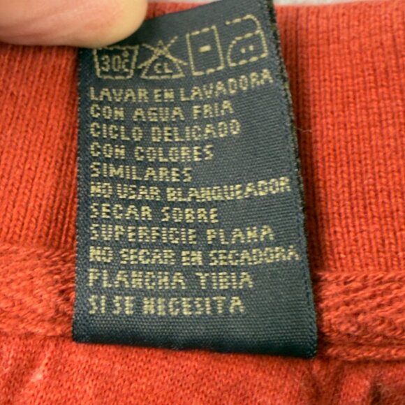 Vintage 90s Roper Bull Graphic Polo Shirt Mens L Rust Red Western Cowboy Rodeo - Picture 7 of 12